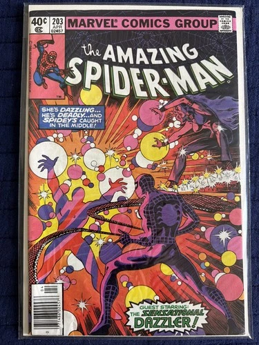 Amazing Spider-Man #203 (Marvel Comics April 1980) app Sensational Dazzler