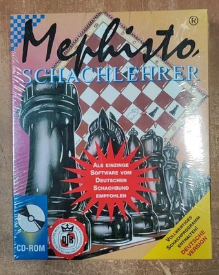   Mephisto Schachlehrer - (PC Spiel CD-ROM) (DE) OVP  Schachsimulator  BIG BOX  