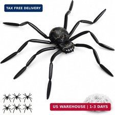 Halloween Spider Balloon Decoration Set with Web Mini Spiders Party Decor