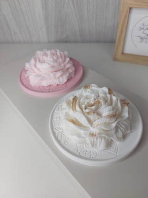 Soy Wax Candle And Ceramic Tray