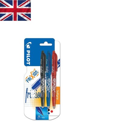 Ergonomische Frixion radierbare Tintenroller - 3er-Pack mit einzigartiger Tintentechnologie