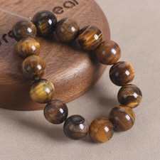 Natural Brown Tiger Eye Stone Round 4mm 6mm 8mm 10mm 12mm Loose Beads