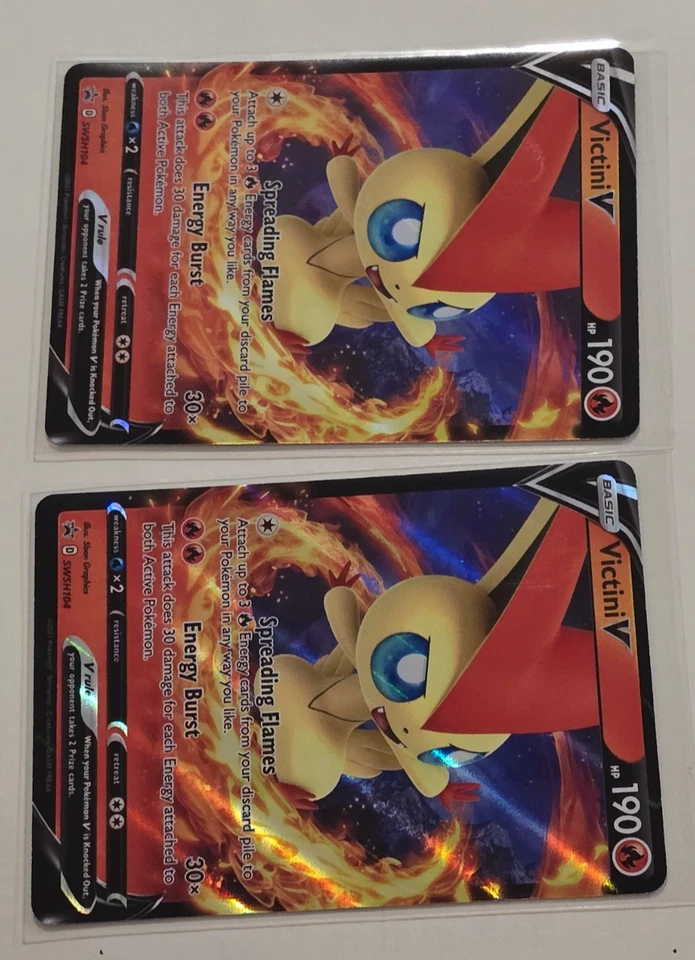 Victini V SWSH104 SWSH: Sword & Shield Promo Cards Holo - Image 3 of 4