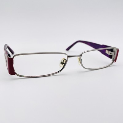 CHRISTIAN DIOR Brille GUNMETAL RECTANGLE Brillengestell MOD: ABGERIEBEN