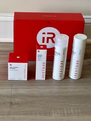 NEW iRestore REVIVE Max Growth Kit Hair Loss Treatment 4pc Set  Sealed
