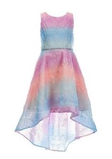 Rare Editions Pink and Blue Kids Dress Size 5