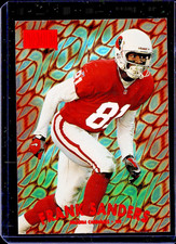 1997 SKYBOX PREMIUM STAR RUBIES #33 FRANK SANDERS CARDS MISSING SERIAL /50 EX