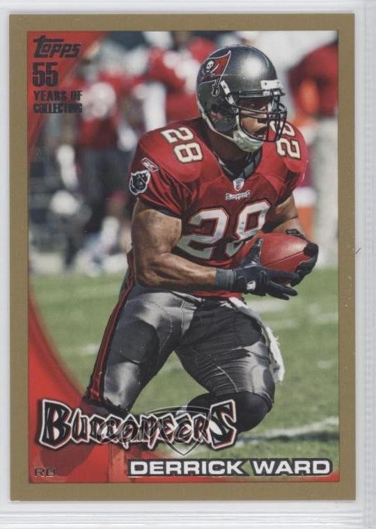 2010 Topps Gold 601/2010 Derrick Ward #5 4k8