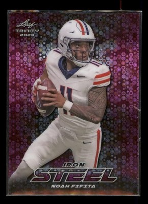 2023 Leaf Trinity (Mega Box) #S-62 Noah Fifita Steel Donut Circles Pink 1/7