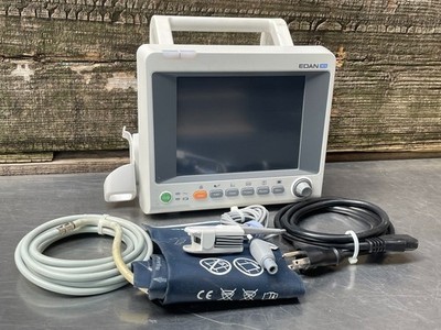 EDAN iM50 8.4'' Color TFT LCD Monitor Multiparameter Patient Monitor w Cuff, SPo2