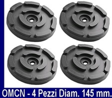 TAMPONI gli unici IN VERA GOMMA OMCN per PONTI SOLLEVATORI Diametro 145 