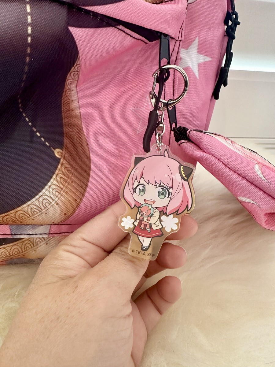 SPY×FAMILY Anya Forger Cosplay Anime Comic Bags Backpack Pink With Pouch/ Charm S58526dc939734487bb585e5e93fba  main image 3
