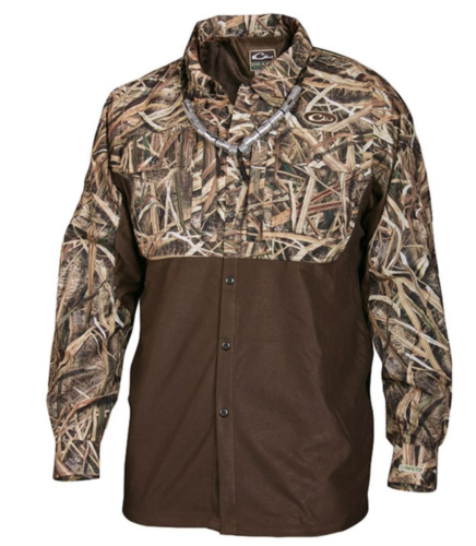 Drake Waterfowl EST EqWader Button Up Two Tone Shirt Color Blades SIZE SMALL - Picture 1 of 1