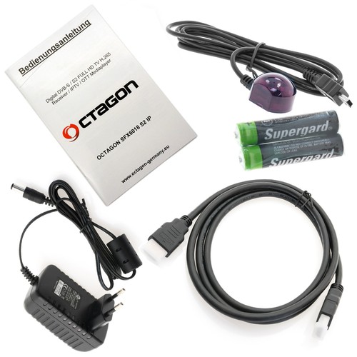 ►OCTAGON SFX6018 S2+IP H.265 HEVC 1x DVB-S2 HD E2 Linux Smart Sat Receiver PVR♻️ - Bild 7 von 9