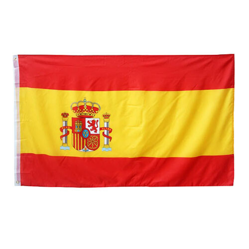Fahne Flagge 90x150 Spanien Hissflagge Mit Ösen
