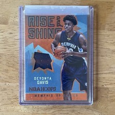2016-17 Panini NBA Hoops - Rise N Shine Memorabilia Deyonta Davis #27 (MEM, RC)