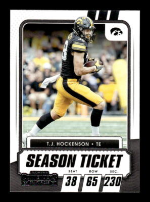 2021 Panini Contenders Draft Picks #99 T.J. Hockenson