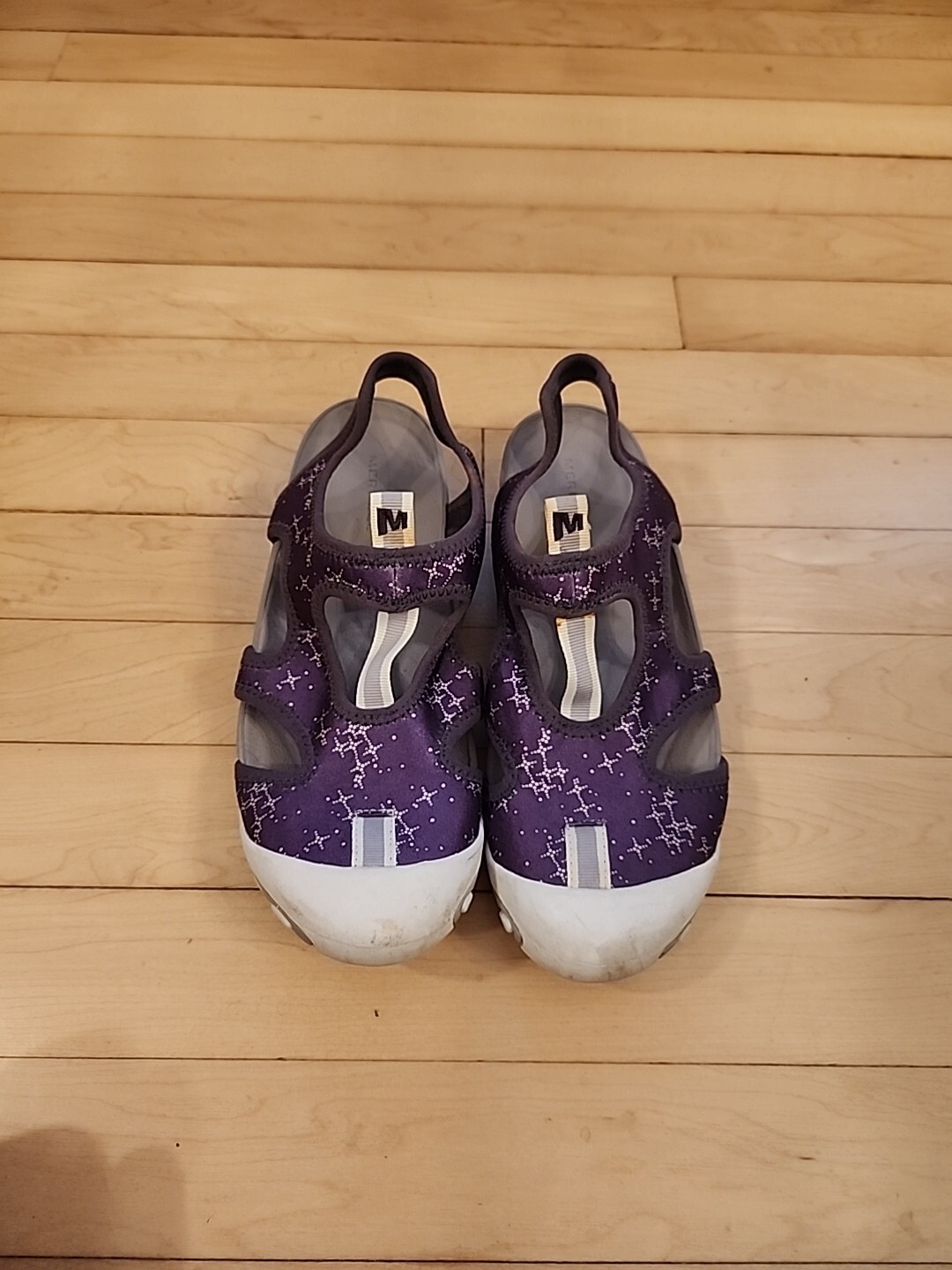Sandalo sportivo Merrell Sol viola scuro punta chiusa slingback taglia 7