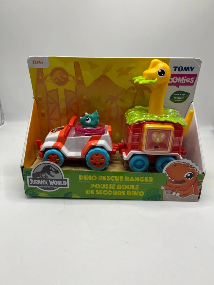 Dinosaur Toy Pre-school Push & Go Vehicle Dino Rescue Ranger E73253 Tomy - Image 4 of 4