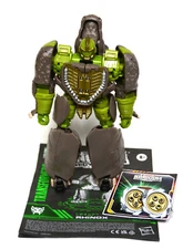 Loose Rhinox Transformers Kingdom Voyager Figure WFC-K27 Hasbro In Stock