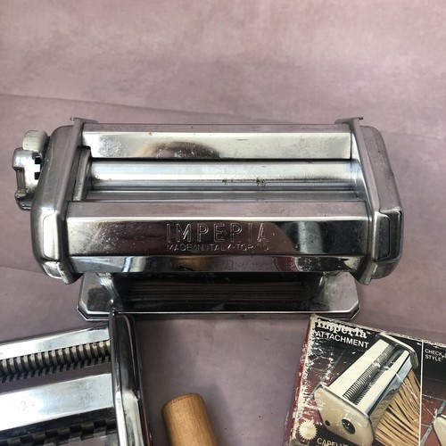 Imperia Italian Pasta maker machine SP150 Chrome Plated Heavy Duty + Attachment - 第 4/7 張圖片