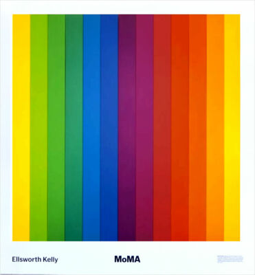 Ellsworth Kelly Spectrum IV MOMA New York Color Poster 30 x