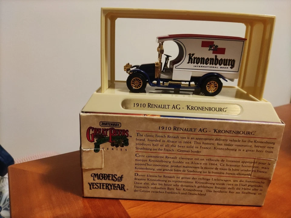 Matchbox 1910 Renault Ag Kronenbourg 1:43 - Immagine 2 di 2