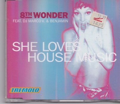 8 Th Wonder-She Loves House Music cd amxi single eurodance holland