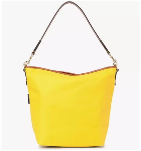 NWT $198 DOONEY AND BOURKE Nylon Hobo Shoulder Tote Yellow Brown - Picture 8 of 10