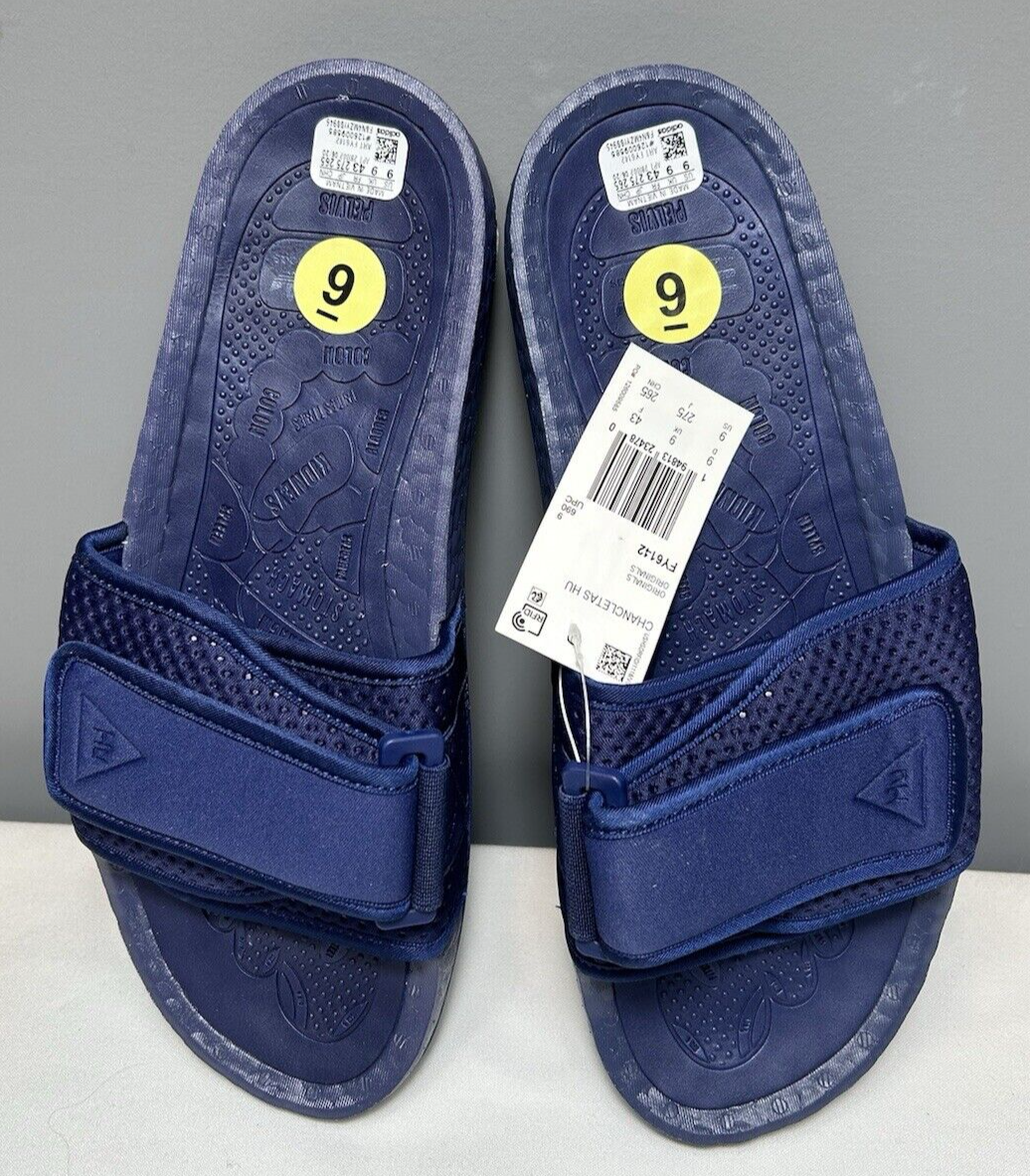 Adidas Pharrell x Chancletas HU Boost Slides Navy Blue  display picture 2
