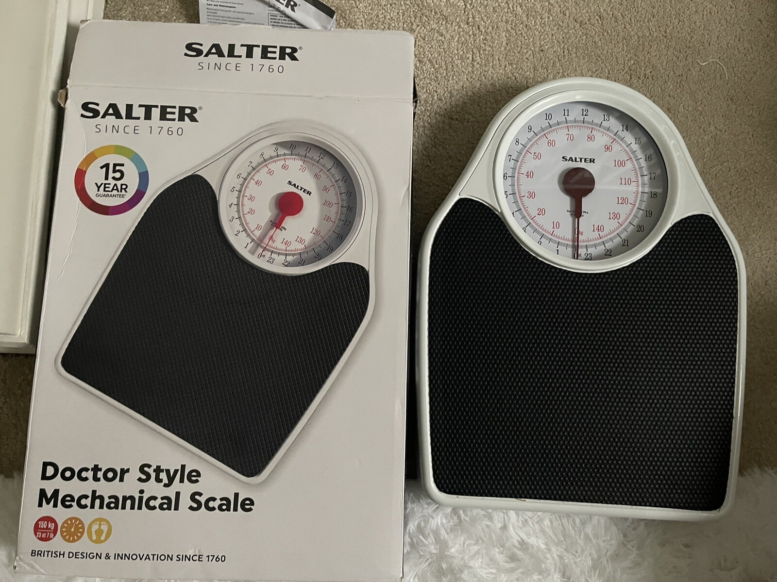 Salter Doctor Style Mechanical Bathroom Scale - 145 BKDR 5054061480504 ...