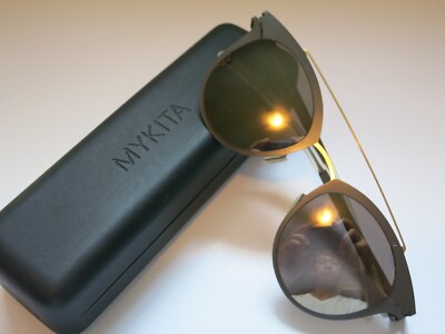 MYKITA Decades MARGO Gold Terra Brilliant Grey Glasses Eyewear Sunglasses Shade