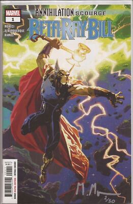 ANNIHILATION - SCOURGE: BETA RAY BILL #1 - SIGNED BY MICHAEL MORECI - W/ DF COA