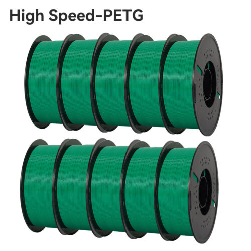 Pacchetto 10 kg filamento stampante 3D 1,75 mm PLA PETG FDM Spool colore misto confezione da 1 kg - Foto 60 di 65