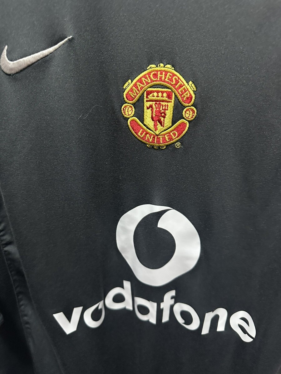 RARE 05/06 Nike Manchester United Vodafone Jersey Large Gray