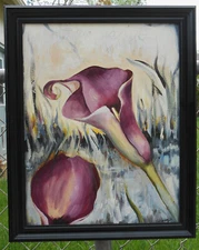 Cynthia Ligeros Abstract Oil Painting "The Way It Was"