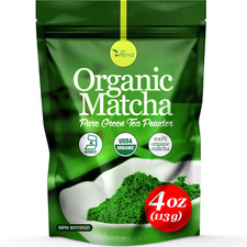 Matcha USDA 100 OrgaNico Te Verde En Polvo 4 Oz Para Adelgazar Rapido Sin BPA Y