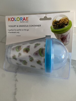 KOLORAE Kid's Yogurt and Granola Travel Container NEW SEALED