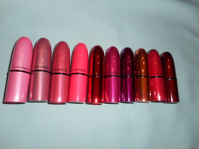 MAC Shiny Pretty Things Lip Kit Gift Set of 10 Mini Lipsticks New