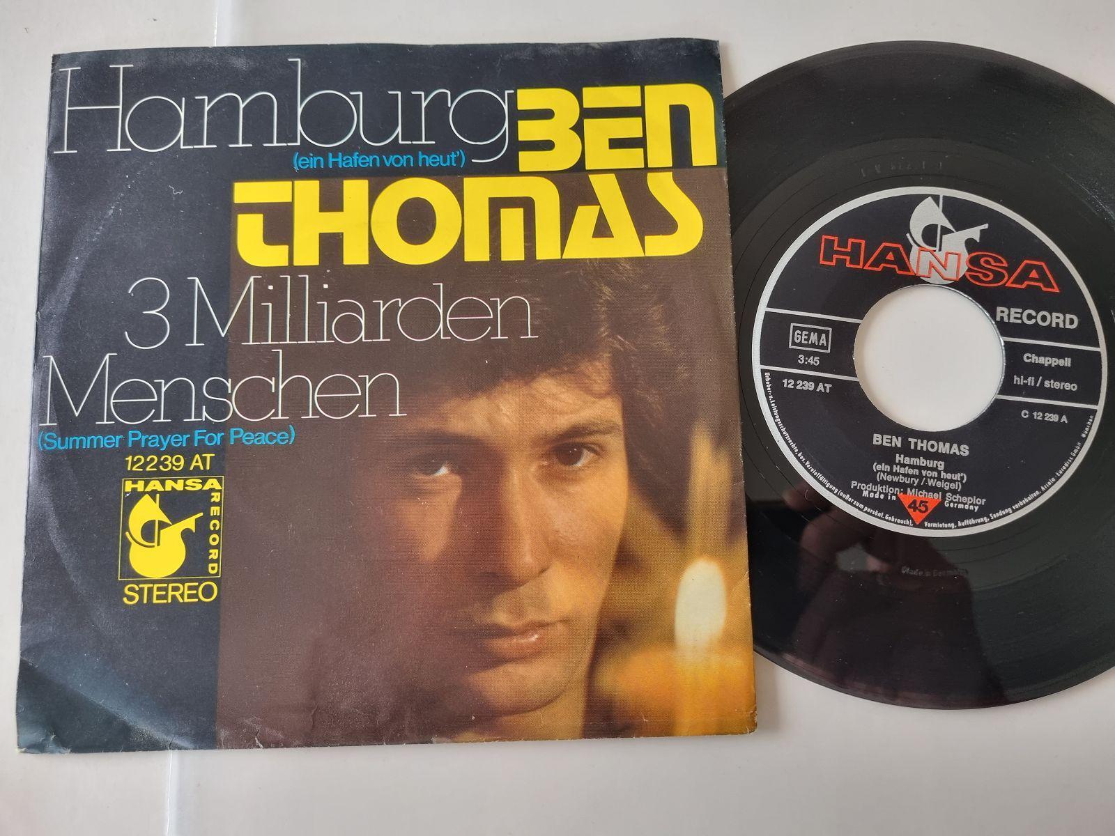 7"" Single Ben Thomas - Hamburg Vinyl Germany