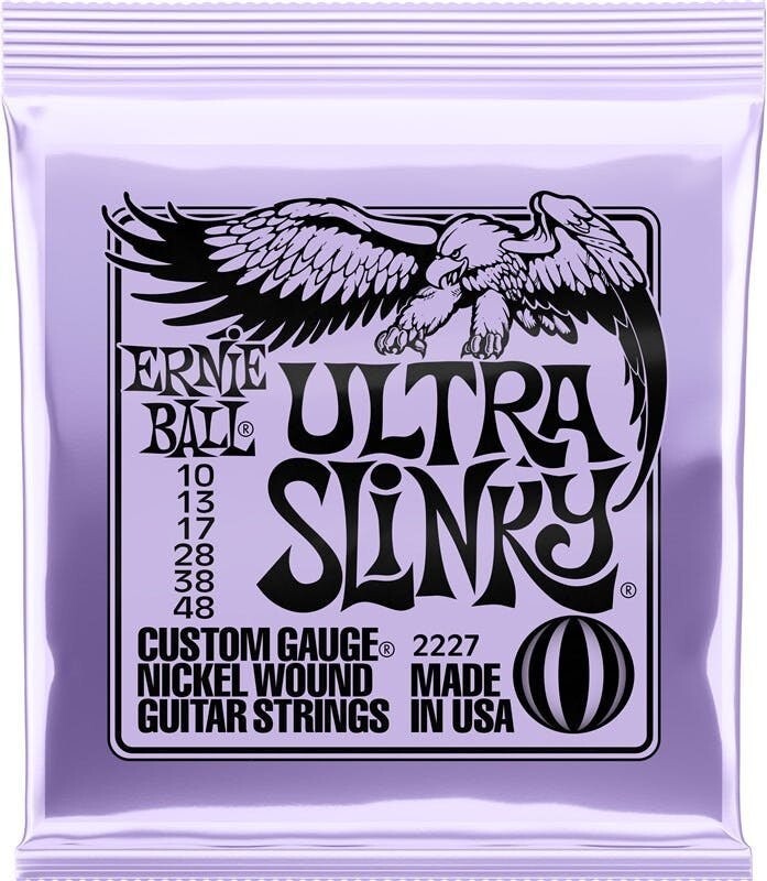 ERNIE BALL ULTRA SLINKY GUITAR STRINGS 2227 - 10-48