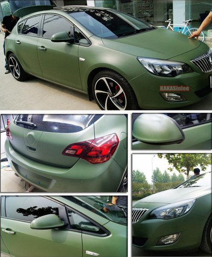Flexible Matte Entire Car SUV Vinyl Wrap Satin Sticker Decal Air Free - Green AX - Picture 2 of 3