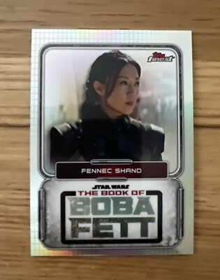 Star Wars Book of Boba Fett 2022 Fennec Shand Chase Card BF-2 Mint! Refraktor