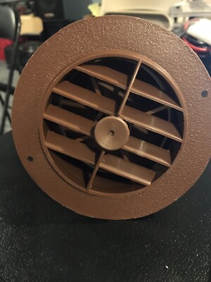 4 Inch Vent Brown Plastic adjustable RV Camper Trailer new old stock