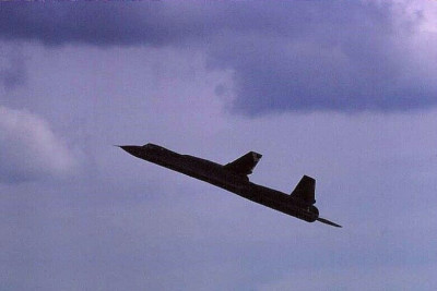 Original Farbdia SR-71A Blackbird 17979 von 9 SRW US Air Force