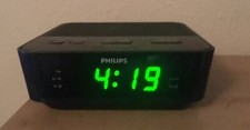 Philips Alarm Clock FM Radio Model AJ3116M/37 Tested Works Great