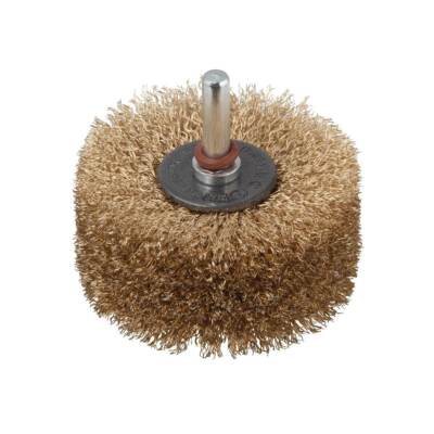 wolfcraft Holz Struktur Bürste Ø 80mm Aufsatz für Bohrmaschinen