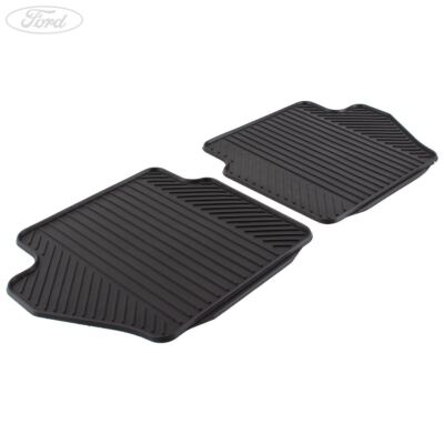 Genuine Ford Fiesta VI Mk6 Rubber Floor Mats Rear Set 1526902 for