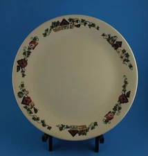 4 Corelle Garden Home 10.25" Dinner Plates ~Nice