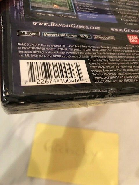 MS Saga: A New Dawn (Sony PlayStation 2, 2006) for sale